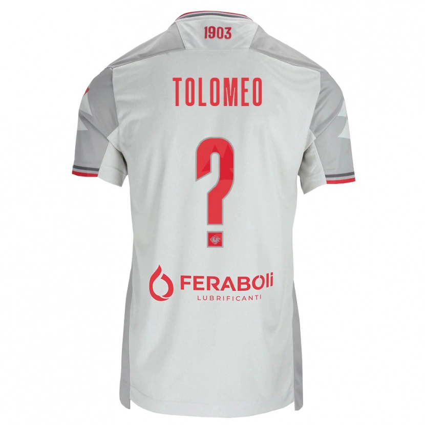 Danxen Herren Gabriel Tolomeo #0 Grau Weiß Rot Auswärtstrikot Trikot 2026/27 T-Shirt