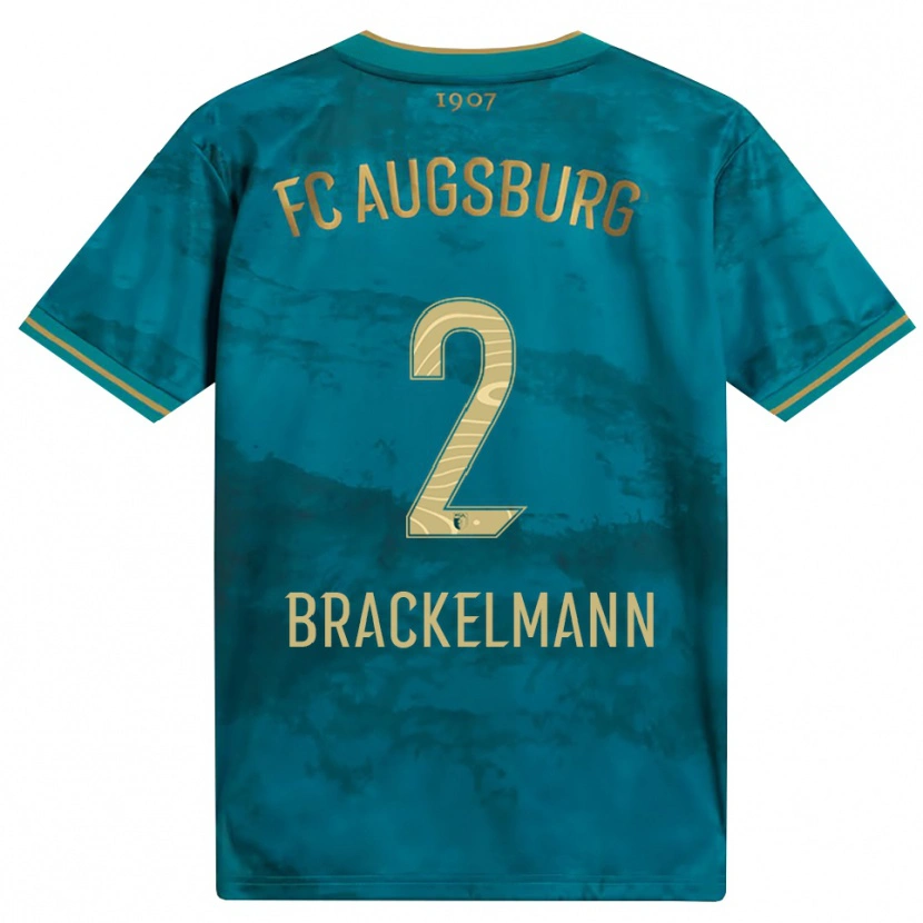 Danxen Herren Calvin Brackelmann #2 Grün Braun Auswärtstrikot Trikot 2026/27 T-Shirt