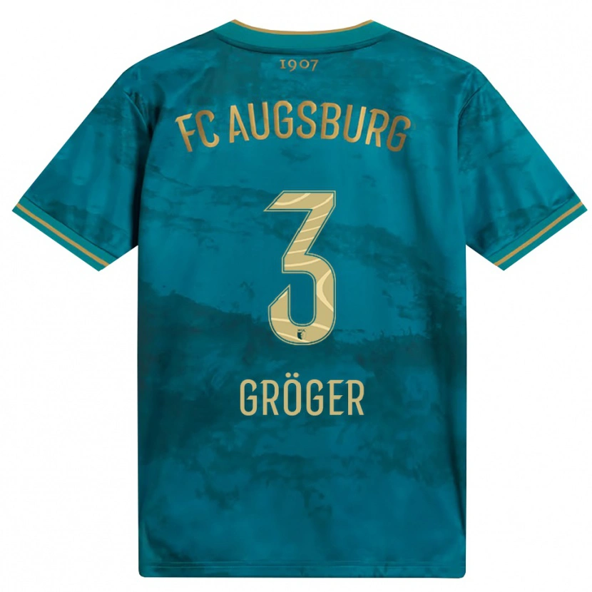 Danxen Herren Elias Gröger #3 Grün Braun Auswärtstrikot Trikot 2026/27 T-Shirt