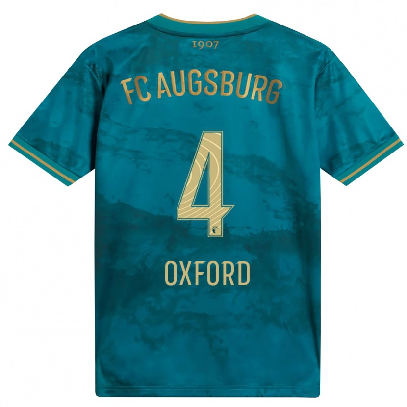 Danxen Herren Reece Oxford #4 Grün Braun Auswärtstrikot Trikot 2026/27 T-Shirt
