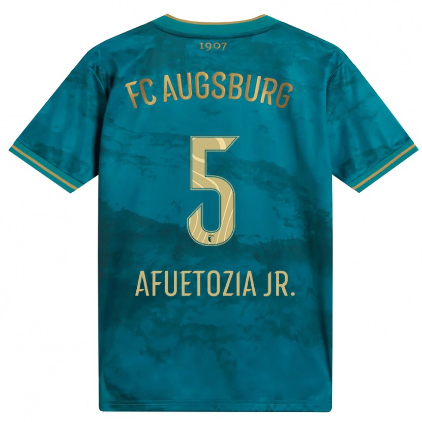 Danxen Herren Junior Atemkeng #5 Grün Braun Auswärtstrikot Trikot 2026/27 T-Shirt