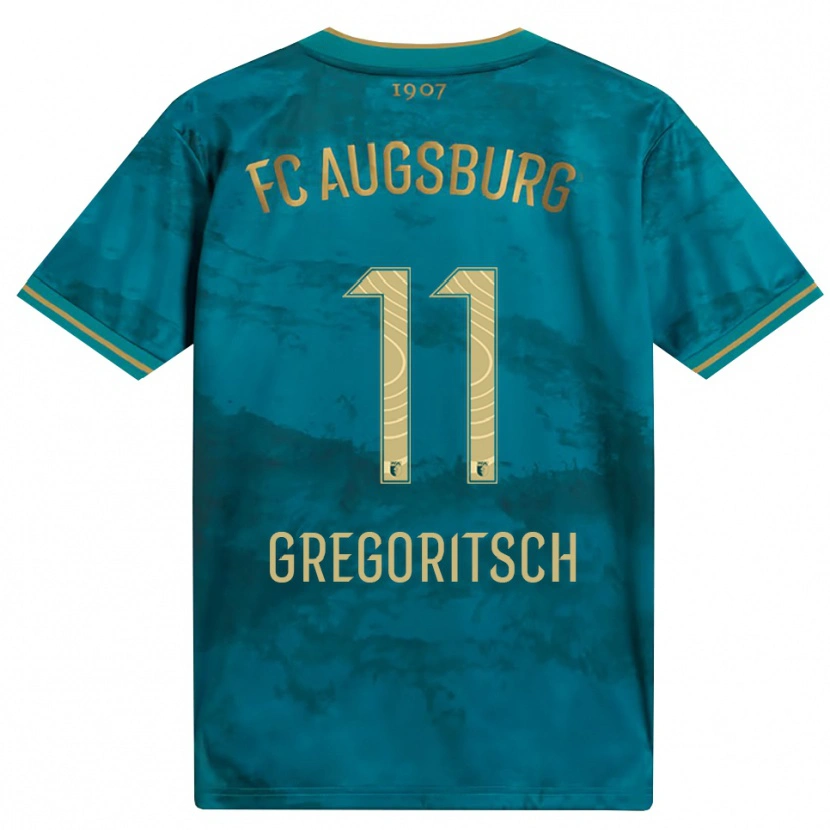 Danxen Herren Michael Gregoritsch #11 Grün Braun Auswärtstrikot Trikot 2026/27 T-Shirt