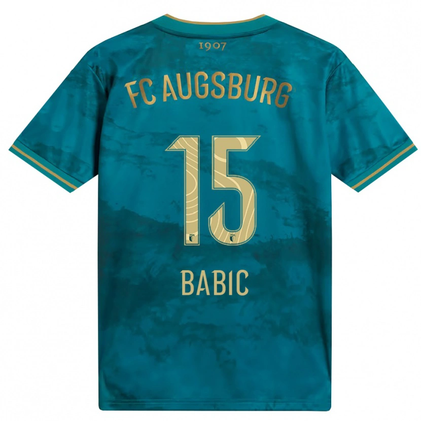 Danxen Herren David Babic #15 Grün Braun Auswärtstrikot Trikot 2026/27 T-Shirt
