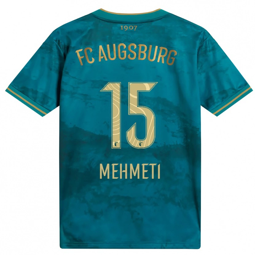 Danxen Herren Bleona Mehmeti #15 Grün Braun Auswärtstrikot Trikot 2026/27 T-Shirt