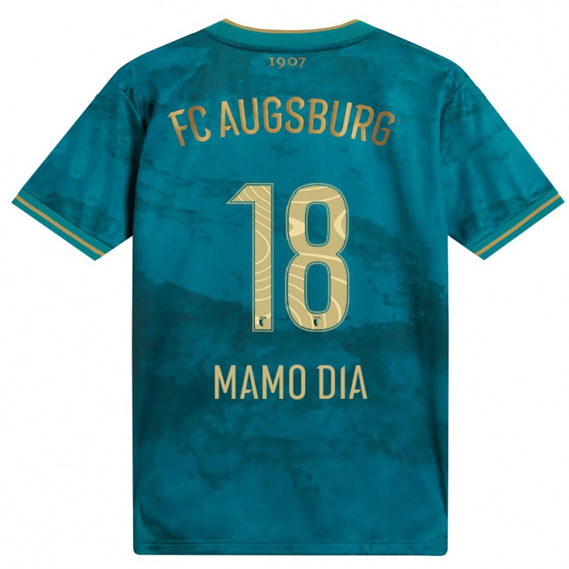Danxen Herren Amadou Mamo Dia #18 Grün Braun Auswärtstrikot Trikot 2026/27 T-Shirt