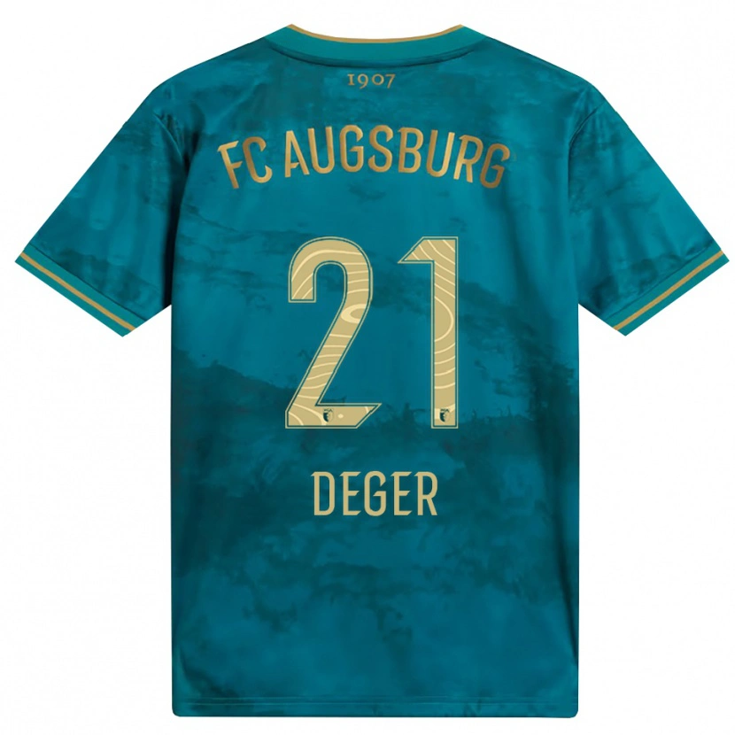 Danxen Herren David Deger #21 Grün Braun Auswärtstrikot Trikot 2026/27 T-Shirt