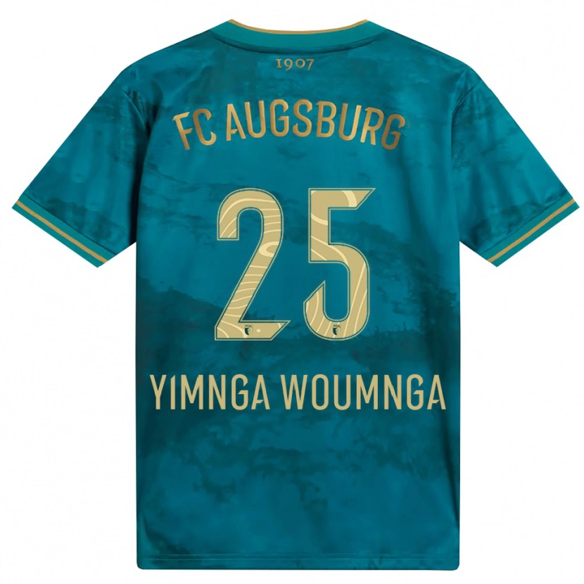 Danxen Herren Batkam Yimnga Woumnga #25 Grün Braun Auswärtstrikot Trikot 2026/27 T-Shirt
