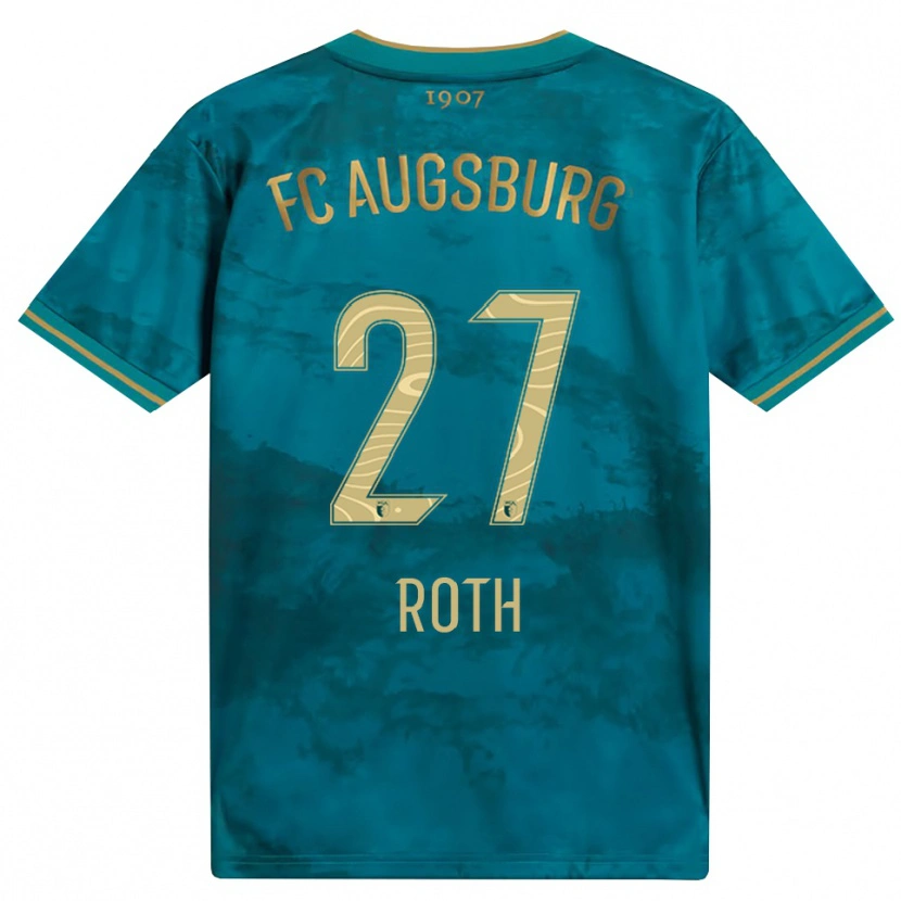Danxen Herren Constantin Roth #27 Grün Braun Auswärtstrikot Trikot 2026/27 T-Shirt