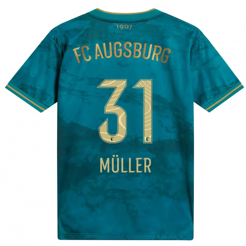 Danxen Herren Noah Müller #31 Grün Braun Auswärtstrikot Trikot 2026/27 T-Shirt