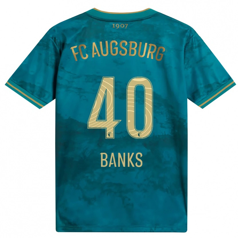 Danxen Herren Noahkai Banks #40 Grün Braun Auswärtstrikot Trikot 2026/27 T-Shirt