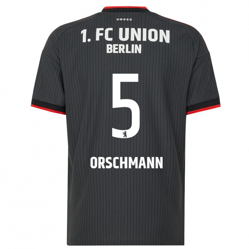 Danxen Herren Katja Orschmann #5 Schwarz Weiß Rot Auswärtstrikot Trikot 2026/27 T-Shirt
