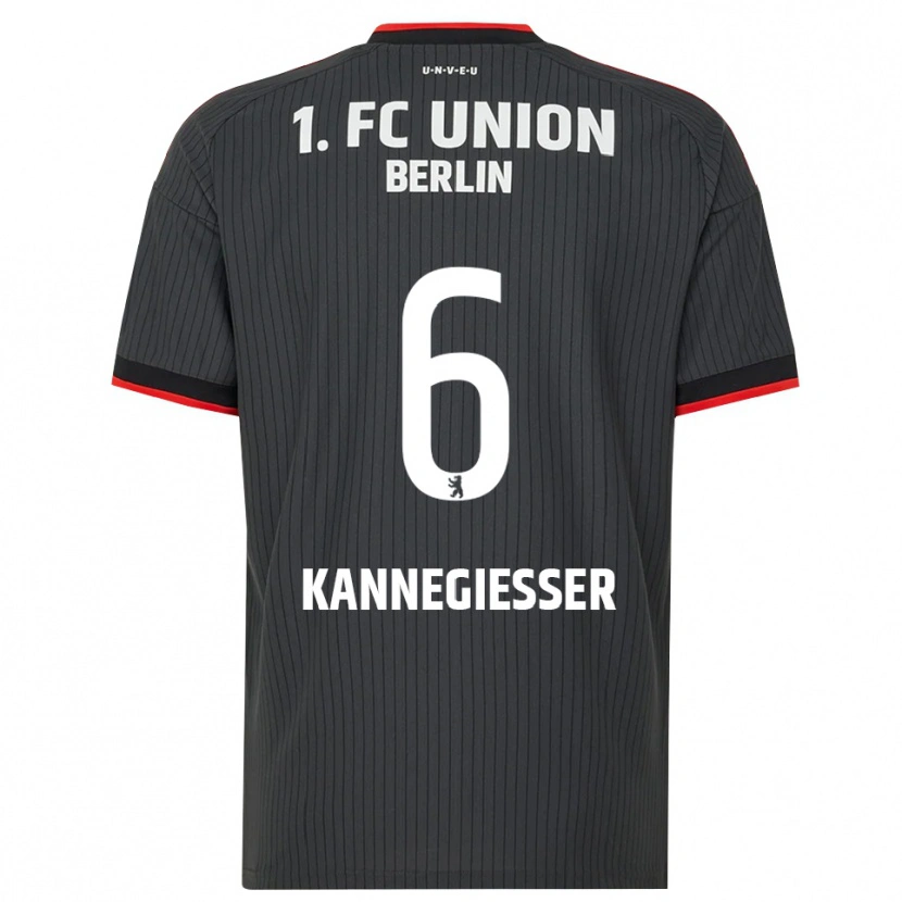 Danxen Herren Tom Kannegießer #6 Schwarz Weiß Rot Auswärtstrikot Trikot 2026/27 T-Shirt