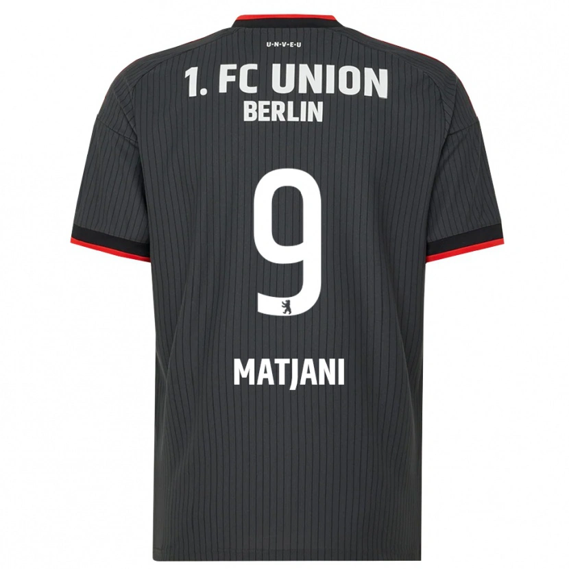 Danxen Herren Francesco Matjani #9 Schwarz Weiß Rot Auswärtstrikot Trikot 2026/27 T-Shirt