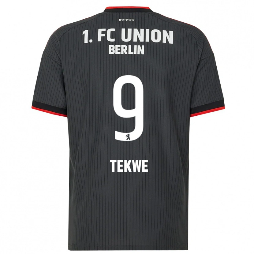 Danxen Herren Harry Tekwe #9 Schwarz Weiß Rot Auswärtstrikot Trikot 2026/27 T-Shirt