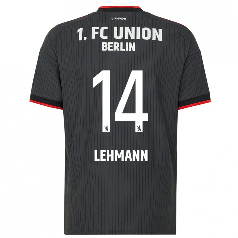 Danxen Herren Noah Lehmann #14 Schwarz Weiß Rot Auswärtstrikot Trikot 2026/27 T-Shirt