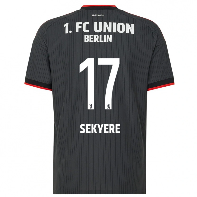 Danxen Herren Anderson Sekyere #17 Schwarz Weiß Rot Auswärtstrikot Trikot 2026/27 T-Shirt