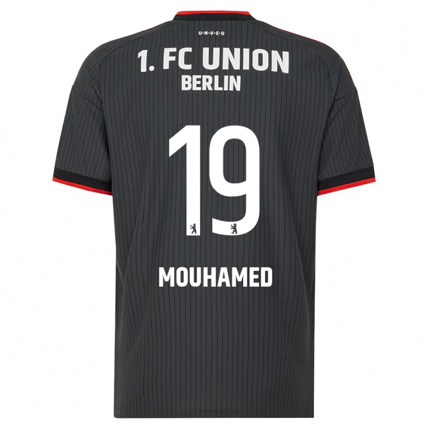 Danxen Herren Riyad Mouhamed #19 Schwarz Weiß Rot Auswärtstrikot Trikot 2026/27 T-Shirt