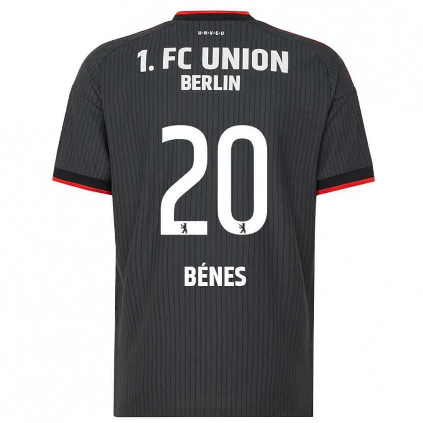 Danxen Herren Laszlo Benes #20 Schwarz Weiß Rot Auswärtstrikot Trikot 2026/27 T-Shirt
