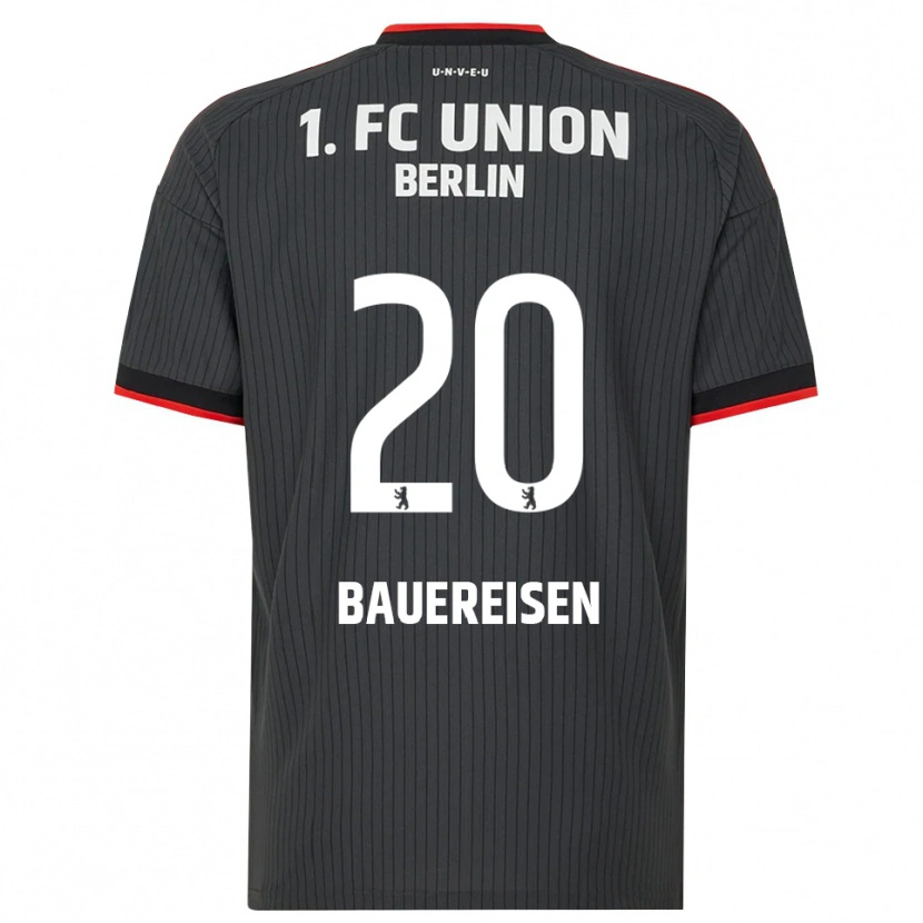 Danxen Herren Nele Bauereisen #20 Schwarz Weiß Rot Auswärtstrikot Trikot 2026/27 T-Shirt
