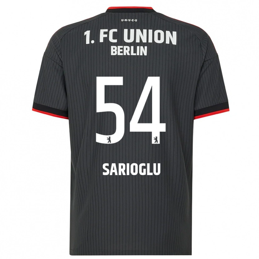 Danxen Herren Defne Sarıoğlu #54 Schwarz Weiß Rot Auswärtstrikot Trikot 2026/27 T-Shirt