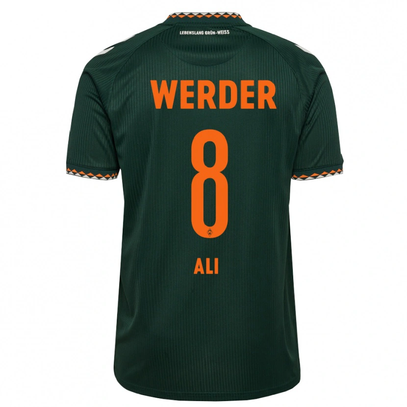 Danxen Herren Rumat Ali #8 Dunkelgrün Orange Weiß Auswärtstrikot Trikot 2026/27 T-Shirt