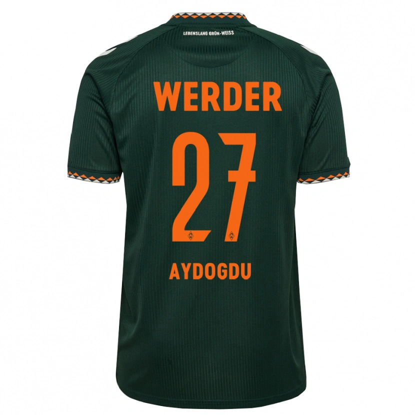 Danxen Herren Onur Aydogdu #27 Dunkelgrün Orange Weiß Auswärtstrikot Trikot 2026/27 T-Shirt