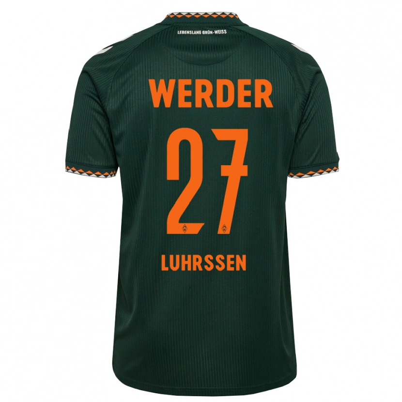Danxen Herren Nina Luhrssen #27 Dunkelgrün Orange Weiß Auswärtstrikot Trikot 2026/27 T-Shirt