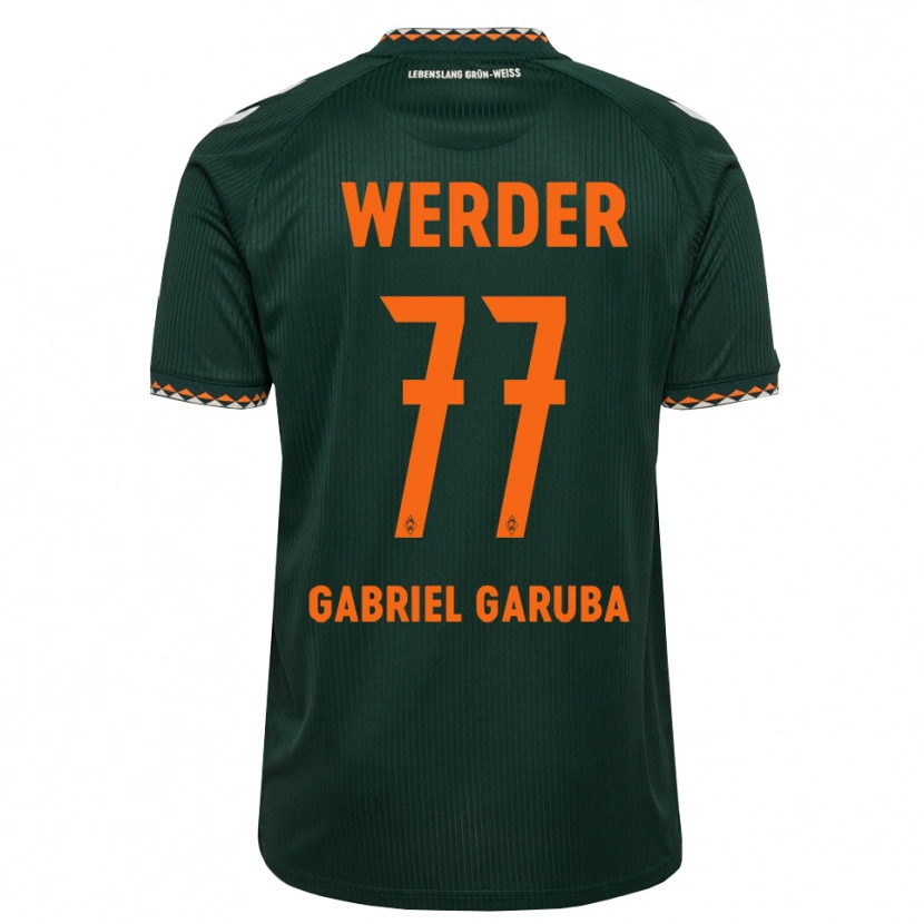 Danxen Herren Najib Gabriel Garuba #77 Dunkelgrün Orange Weiß Auswärtstrikot Trikot 2026/27 T-Shirt