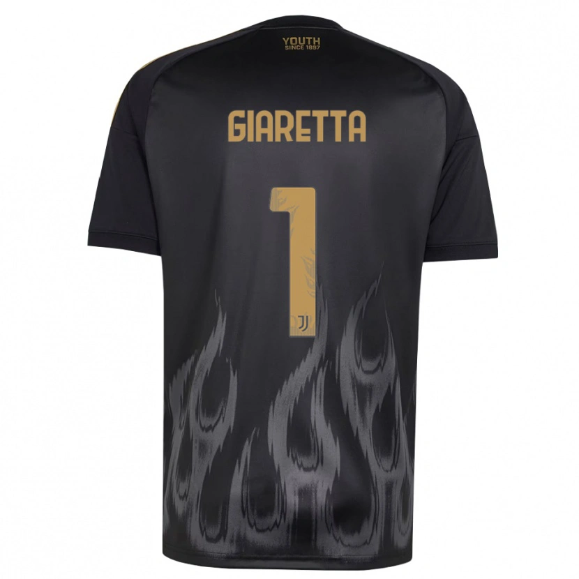 Danxen Herren Emanuele Giaretta #1 Schwarz Braun Ausweichtrikot Trikot 2026/27 T-Shirt