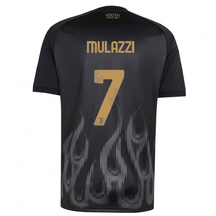 Danxen Herren Gabriele Mulazzi #7 Schwarz Braun Ausweichtrikot Trikot 2026/27 T-Shirt