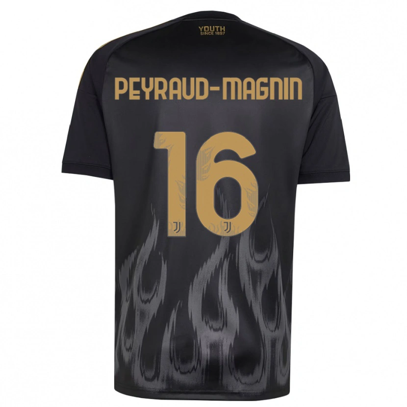 Danxen Herren Pauline Peyraud-Magnin #16 Schwarz Braun Ausweichtrikot Trikot 2026/27 T-Shirt