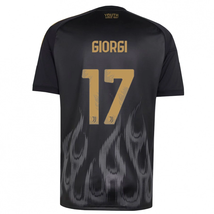 Danxen Herren Lorenzo Giorgi #17 Schwarz Braun Ausweichtrikot Trikot 2026/27 T-Shirt