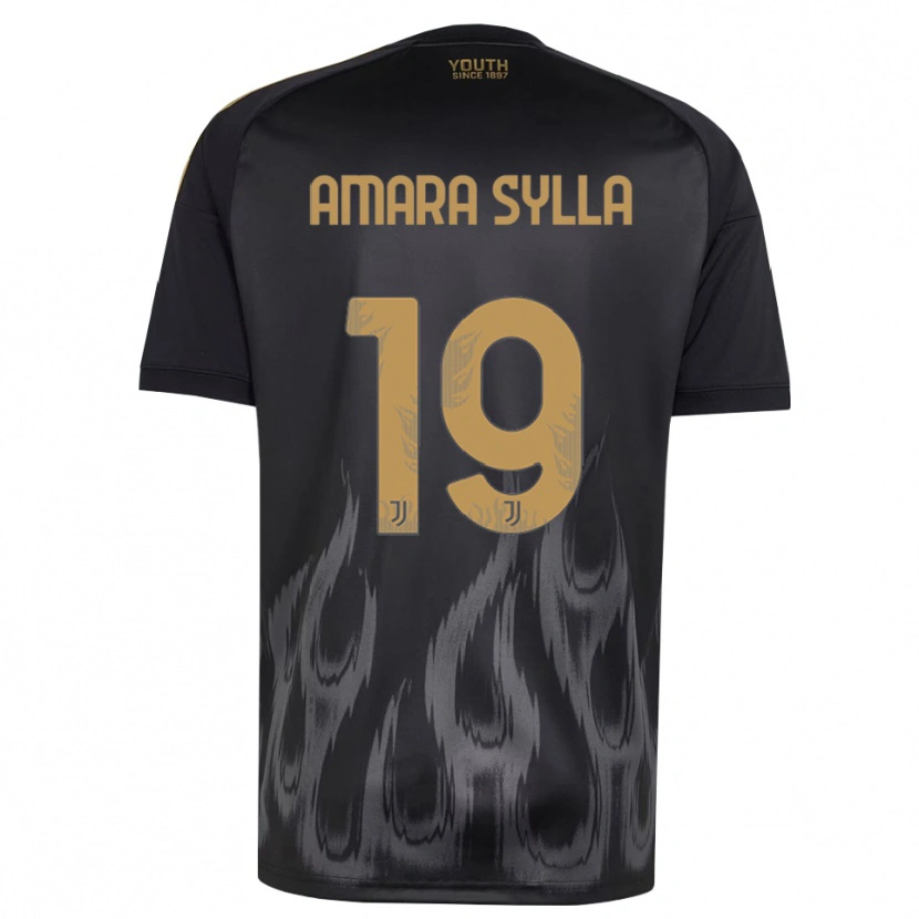 Danxen Herren Idris Amara Sylla #19 Schwarz Braun Ausweichtrikot Trikot 2026/27 T-Shirt