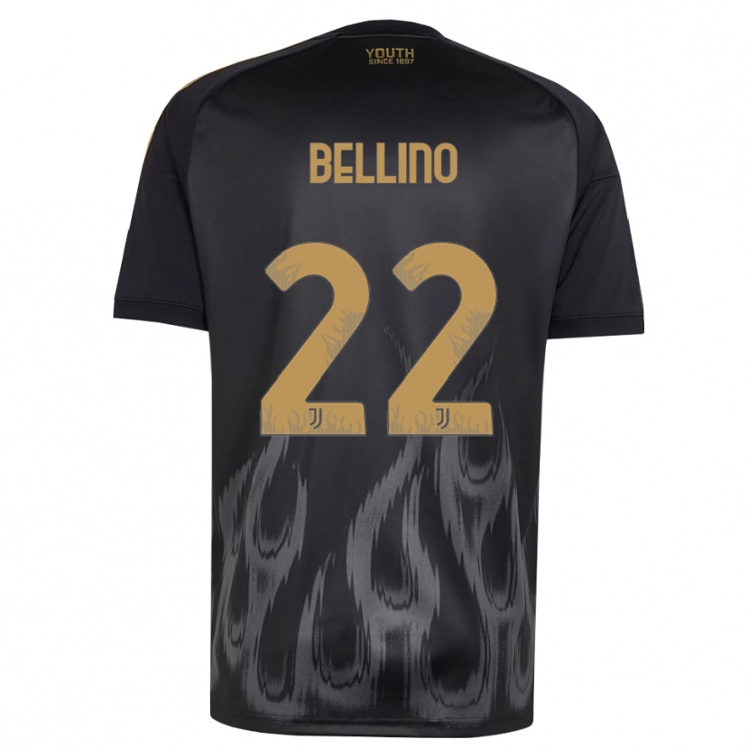 Danxen Herren Filippo Bellino #22 Schwarz Braun Ausweichtrikot Trikot 2026/27 T-Shirt