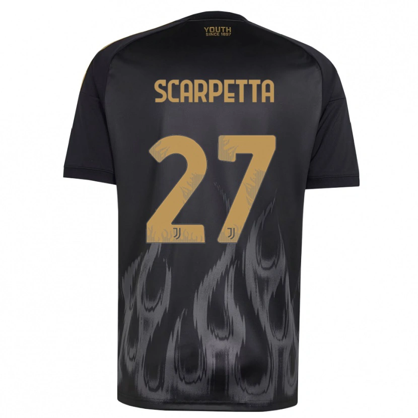 Danxen Herren Jacopo Scarpetta #27 Schwarz Braun Ausweichtrikot Trikot 2026/27 T-Shirt