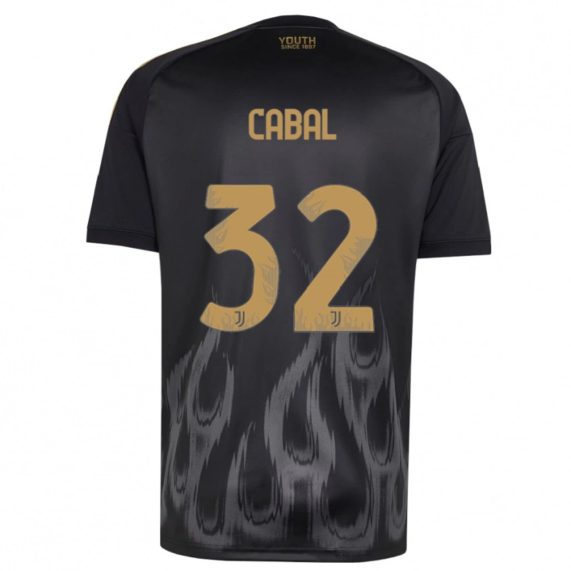 Danxen Herren Juan Cabal #32 Schwarz Braun Ausweichtrikot Trikot 2026/27 T-Shirt