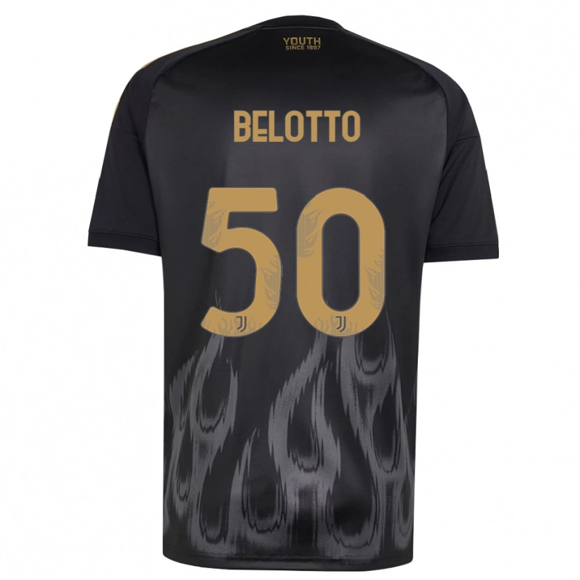 Danxen Herren Soledad Belotto #50 Schwarz Braun Ausweichtrikot Trikot 2026/27 T-Shirt