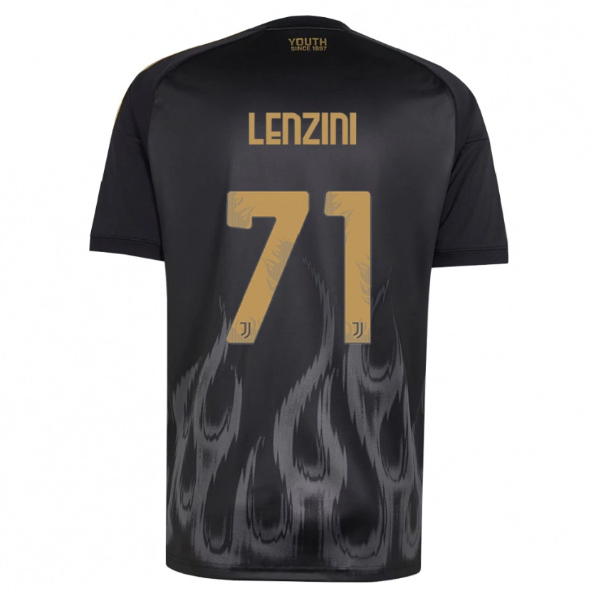 Danxen Herren Martina Lenzini #71 Schwarz Braun Ausweichtrikot Trikot 2026/27 T-Shirt
