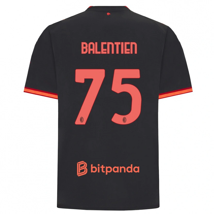 Danxen Herren Cheveyo Balentien #75 Schwarz Rot Ausweichtrikot Trikot 2026/27 T-Shirt
