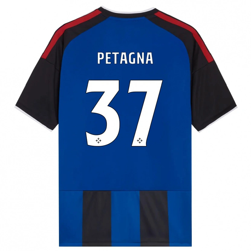 Danxen Herren Andrea Petagna #37 Schwarz Rot Weiß Blau Heimtrikot Trikot 2026/27 T-Shirt