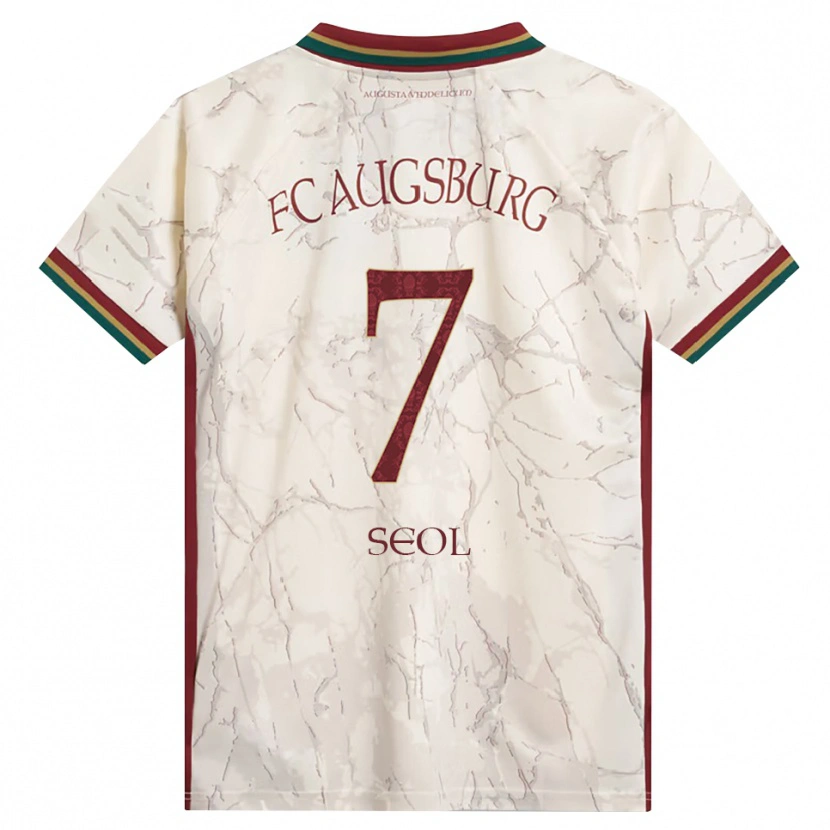 Danxen Herren Young-Woo Seol #7 Grün Reis Weiß Burgund Heimtrikot Trikot 2026/27 T-Shirt