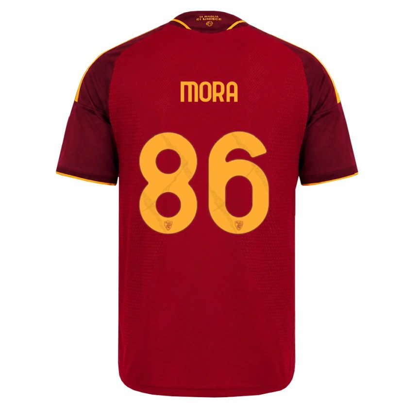 Danxen Damen Rodrigo Mora #86 Rot Gold Gelb Heimtrikot Trikot 2026/27 T-Shirt