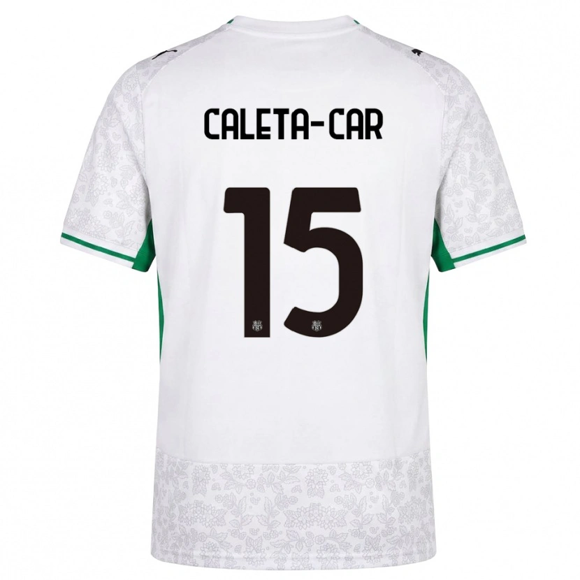Danxen Damen Duje Caleta-Car #15 Weiß Schwarz Grün Auswärtstrikot Trikot 2026/27 T-Shirt