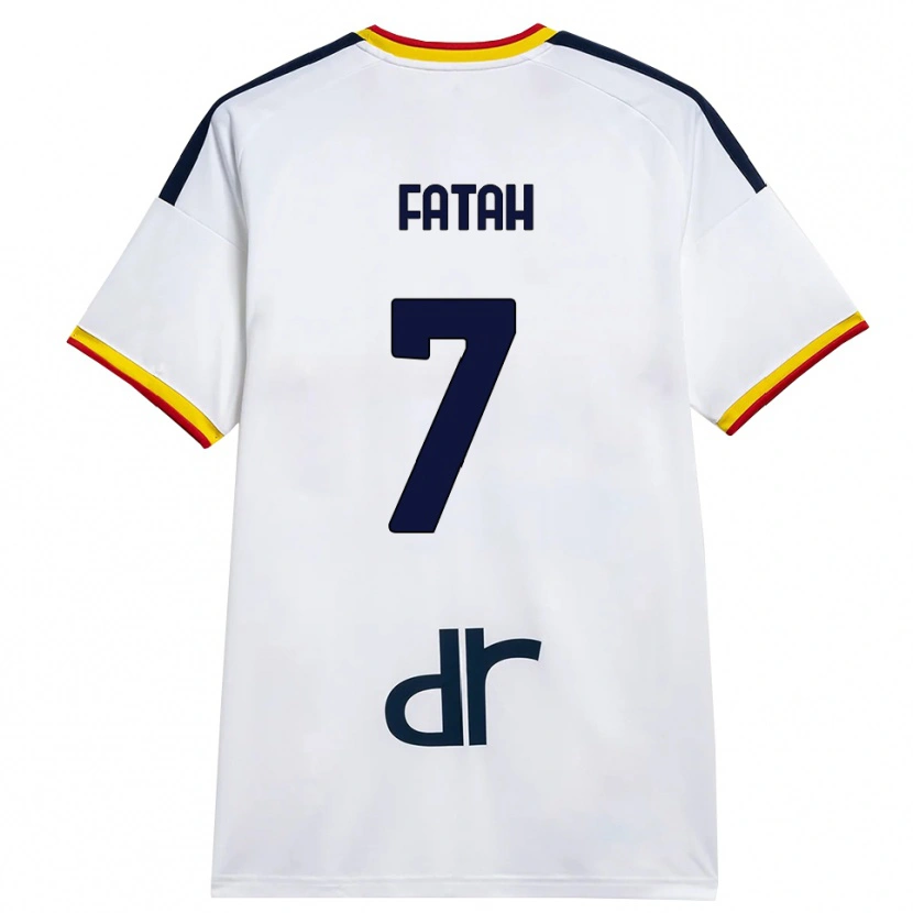 Danxen Damen Amar Fatah #7 Weiß Gelb Rot Auswärtstrikot Trikot 2026/27 T-Shirt