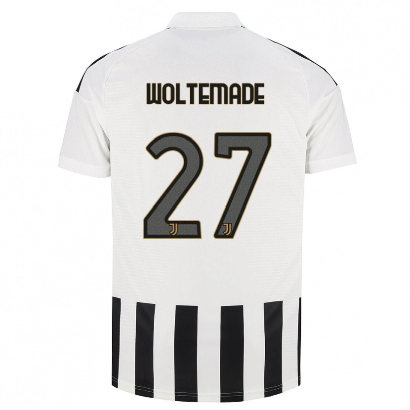 Danxen Damen Nick Woltemade #27 Schwarz Weiß Braun Heimtrikot Trikot 2026/27 T-Shirt