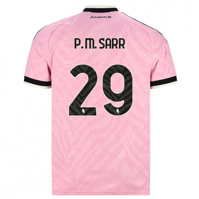 Danxen Damen Pape Matar Sarr #29 Pink Schwarz Auswärtstrikot Trikot 2026/27 T-Shirt