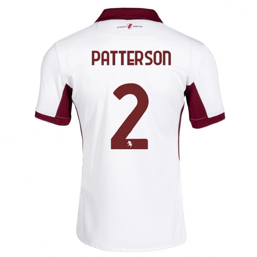 Danxen Damen Nathan Patterson #2 Burgund Weiß Rot Auswärtstrikot Trikot 2026/27 T-Shirt