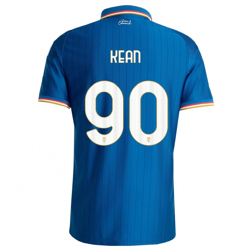 Danxen Damen Moise Kean #90 Blau Weiß Rot Heimtrikot Trikot 2026/27 T-Shirt