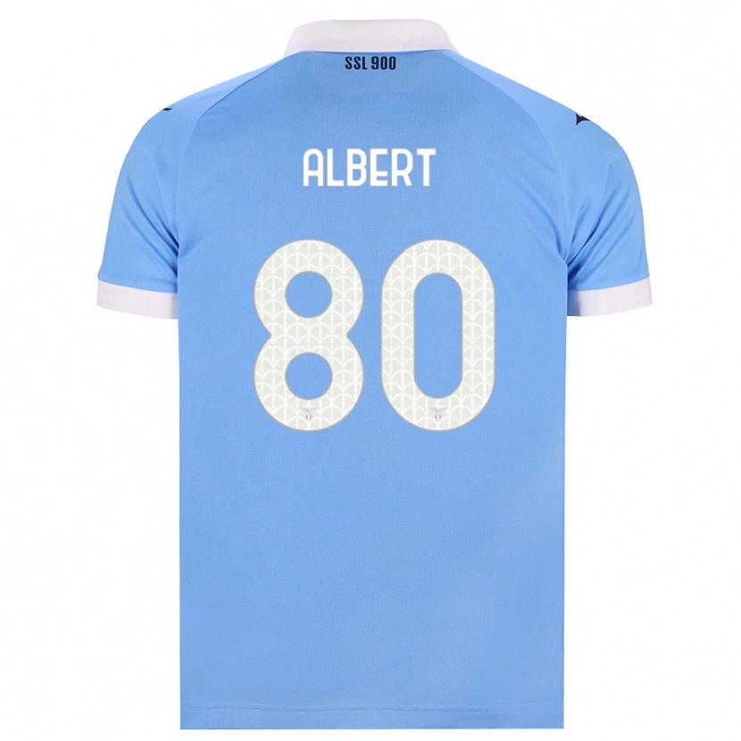Danxen Damen Albert Gudmundsson #80 Hellblau Schwarz Weiß Heimtrikot Trikot 2026/27 T-Shirt
