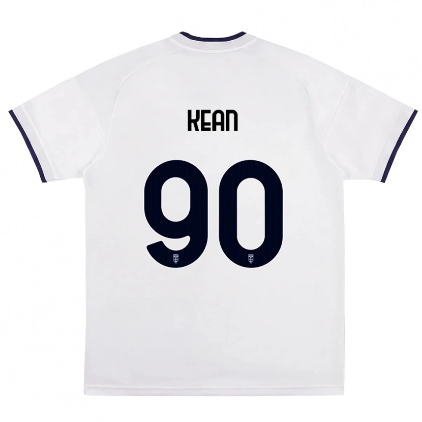 Danxen Damen Moise Kean #90 Weiß Rot Königsblau Auswärtstrikot Trikot 2026/27 T-Shirt